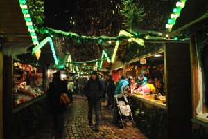 The Freiburg Christmas market.